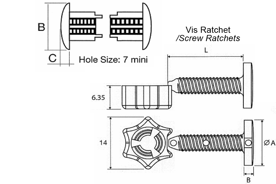 plan ratchet rivets