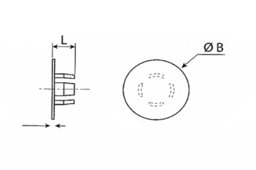 Bouchon Obturateur Plastique - Embout plan