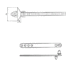 Schéma Collier de Serrage Plastique