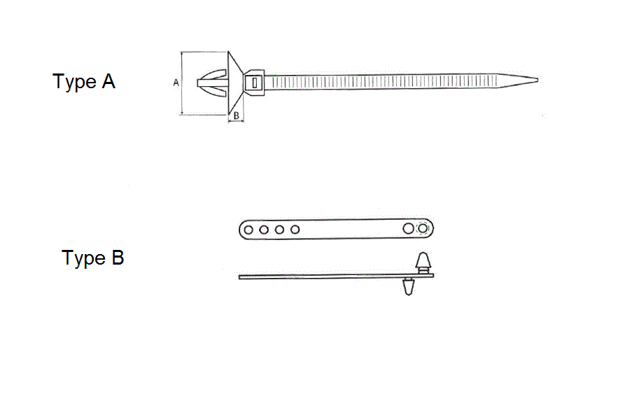 Serre Cable Plastique - Collier Serrage - Lien - Fixation plan