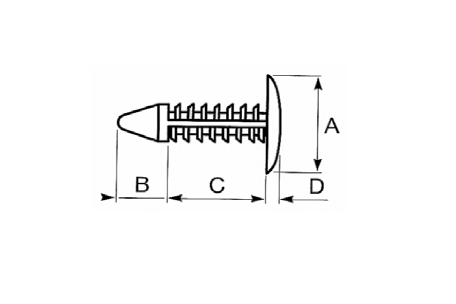 plan clip/pion/rivet sapin